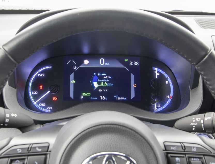 Interior de Toyota Yaris cross