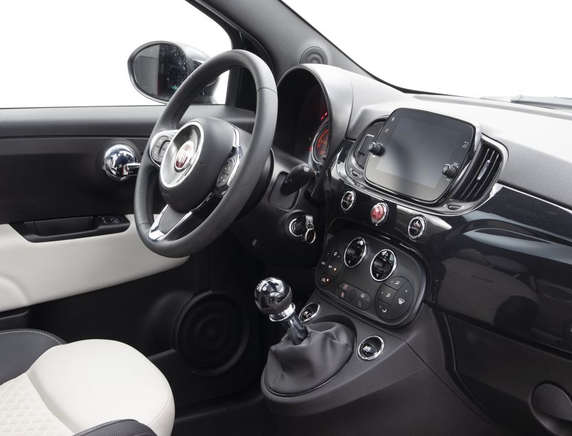 Interior de Fiat 500