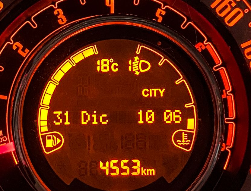 Interior de Fiat 500