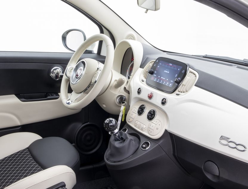 Interior de Fiat 500