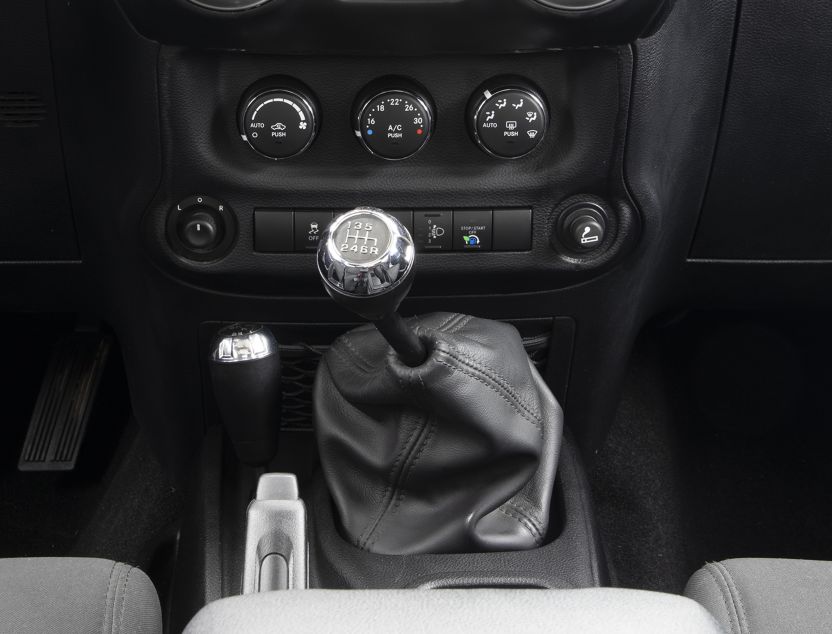 Interior de Jeep Wrangler