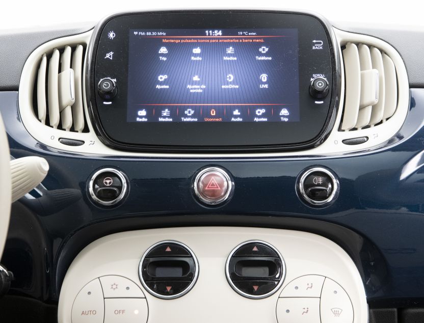 Interior de Fiat 500