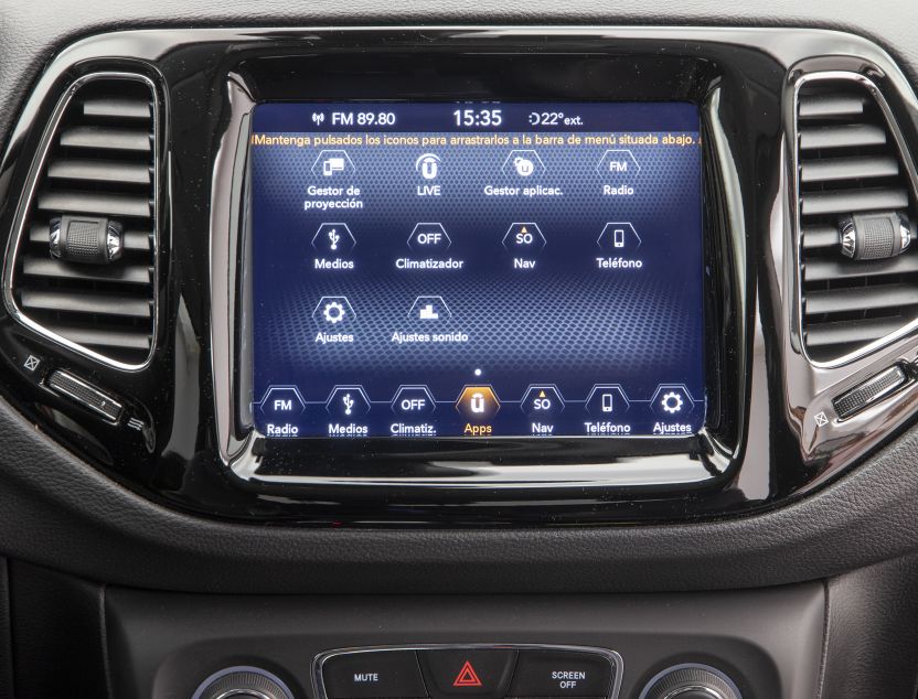 Interior de Jeep Compass