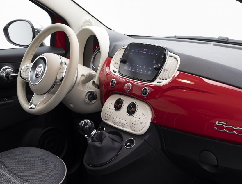 Interior de Fiat 500