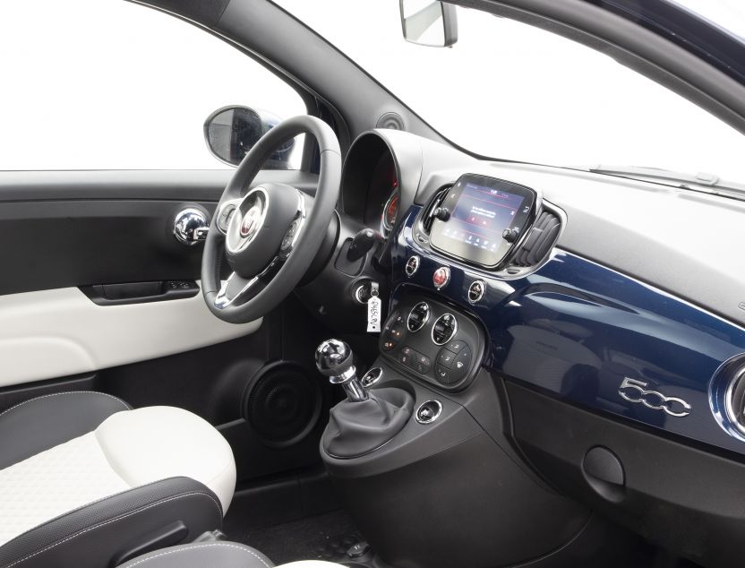 Interior de Fiat 500