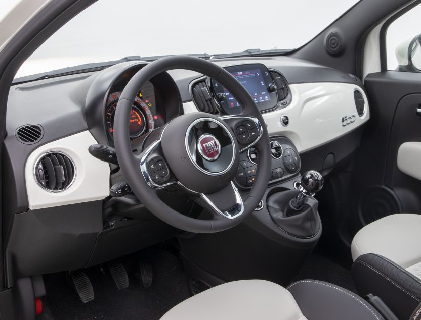 Interior de Fiat 500