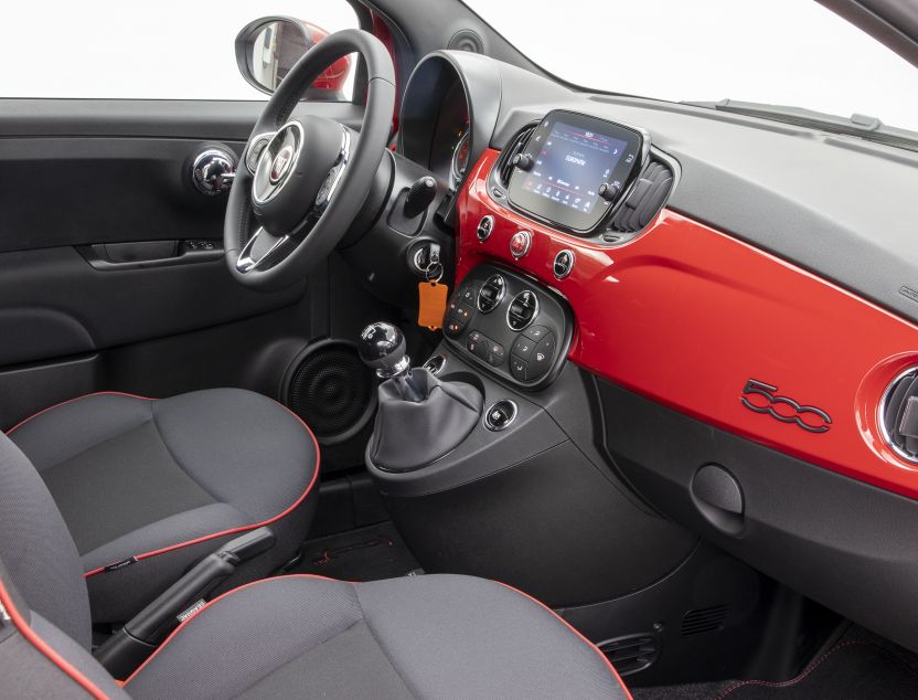 Interior de Fiat 500c