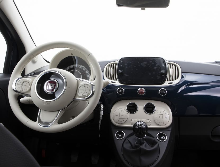 Interior de Fiat 500