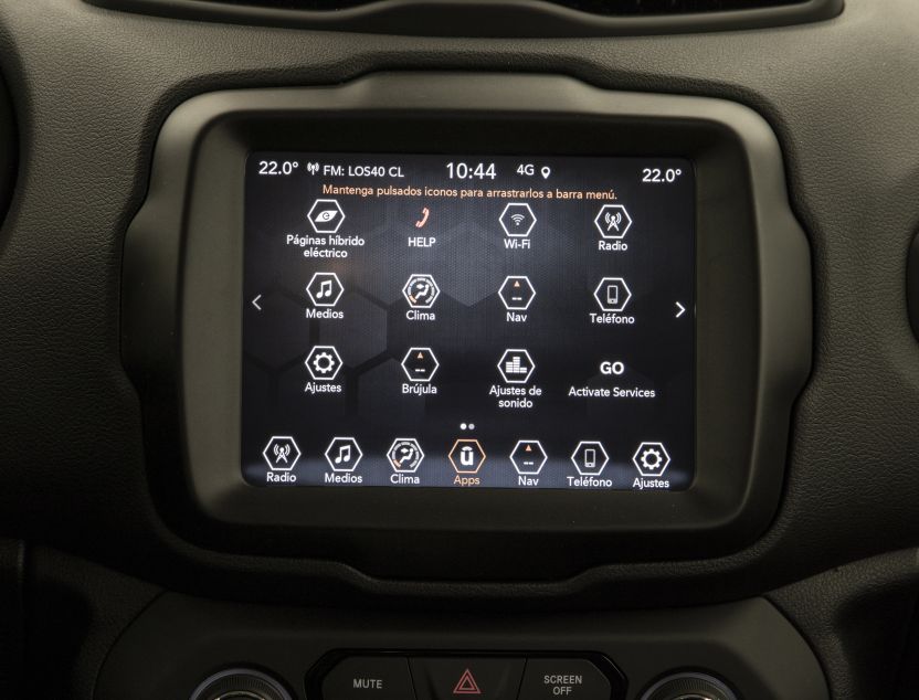 Interior de Jeep Renegade