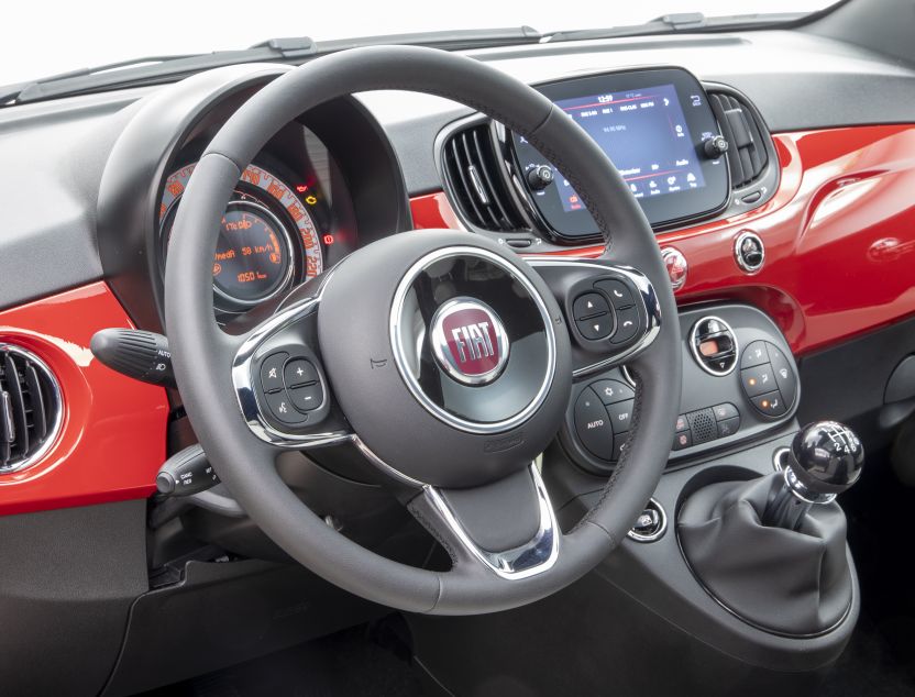 Interior de Fiat 500