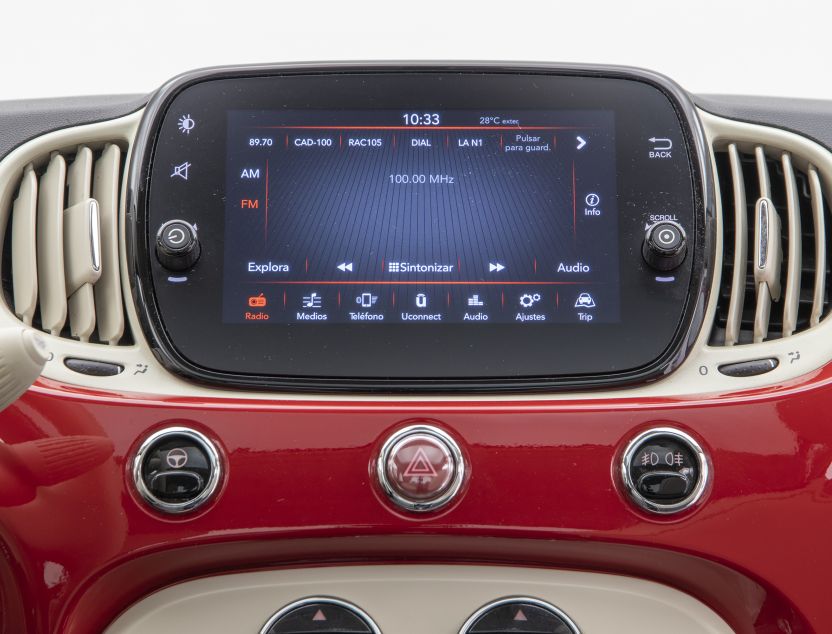 Interior de Fiat 500