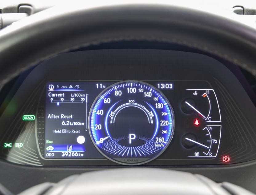 Interior de Lexus Ux