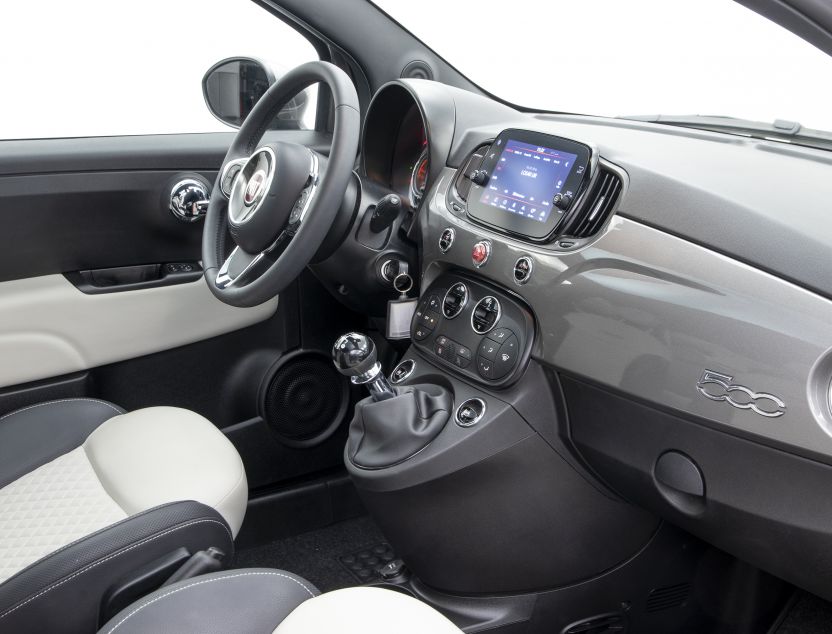 Interior de Fiat 500