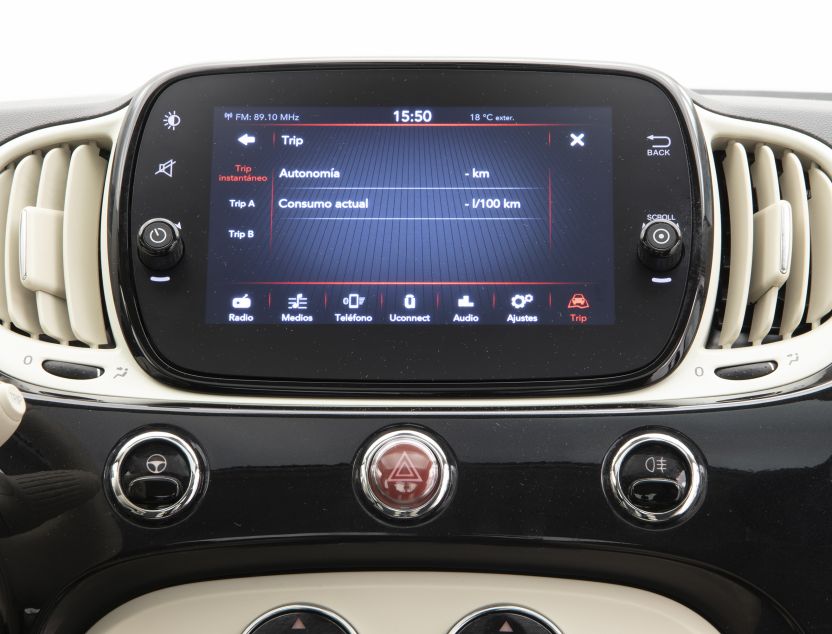 Interior de Fiat 500