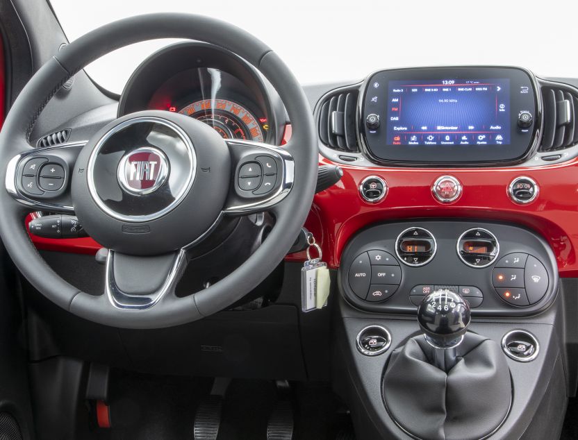 Interior de Fiat 500