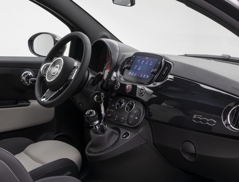 Interior de Fiat 500