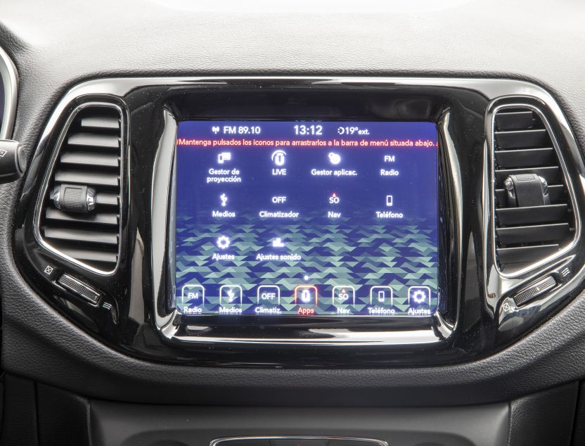 Interior de Jeep Compass