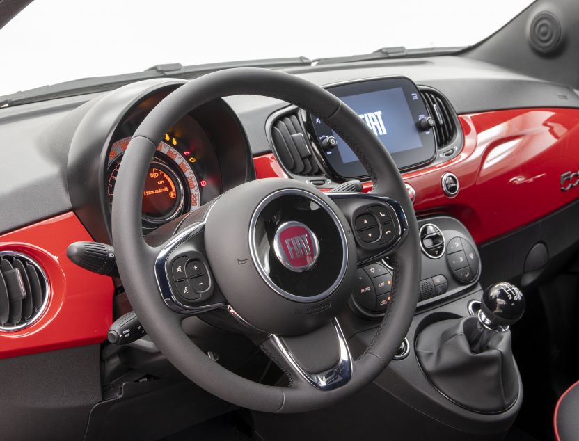 Interior de Fiat 500c