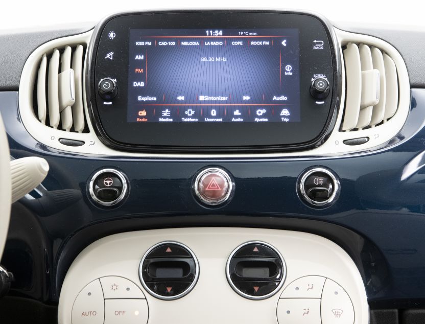 Interior de Fiat 500