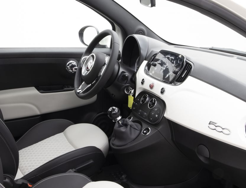 Interior de Fiat 500