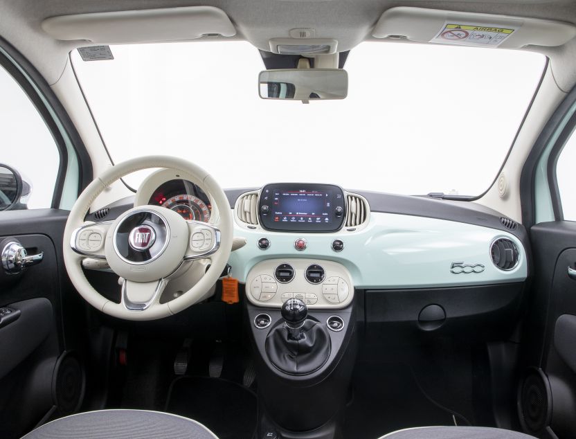 Interior de Fiat 500