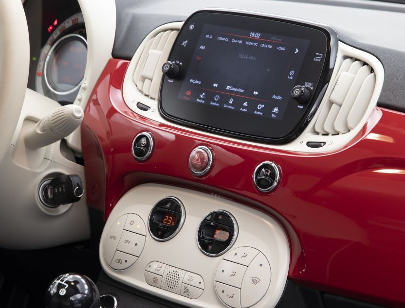 Interior de Fiat 500