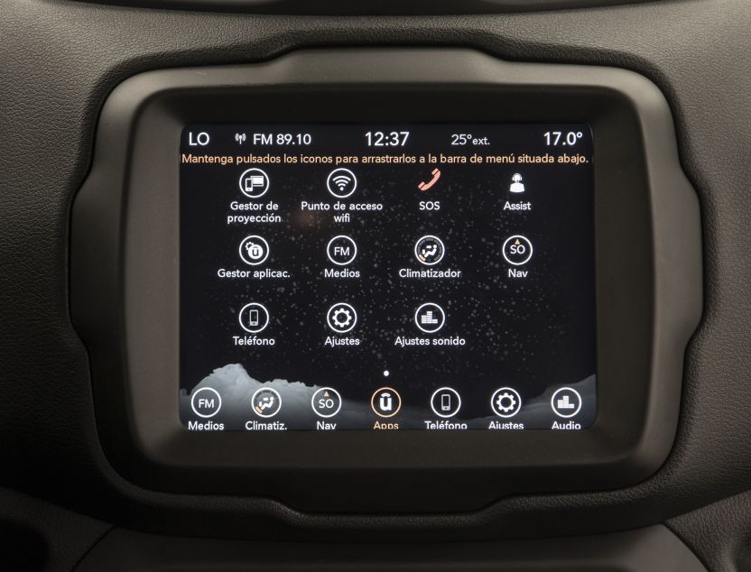 Interior de Jeep Renegade