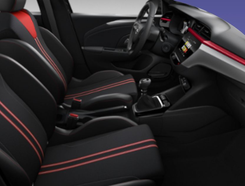 Interior de Opel Corsa