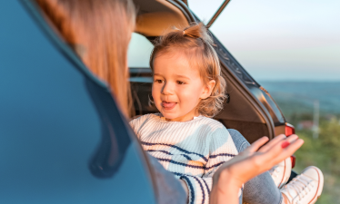 Rutas de invierno con tu automóvil en familia.