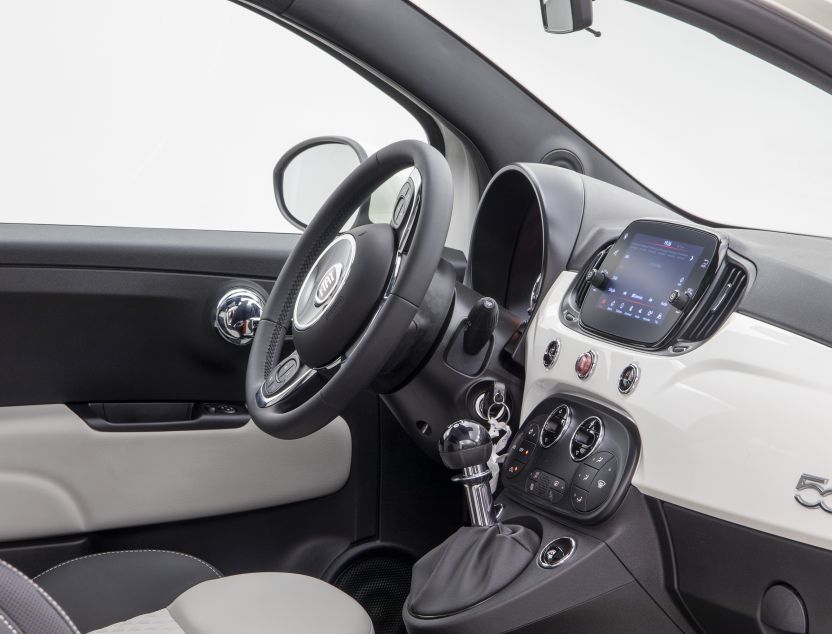 Interior de Fiat 500