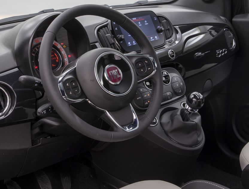 Interior de Fiat 500