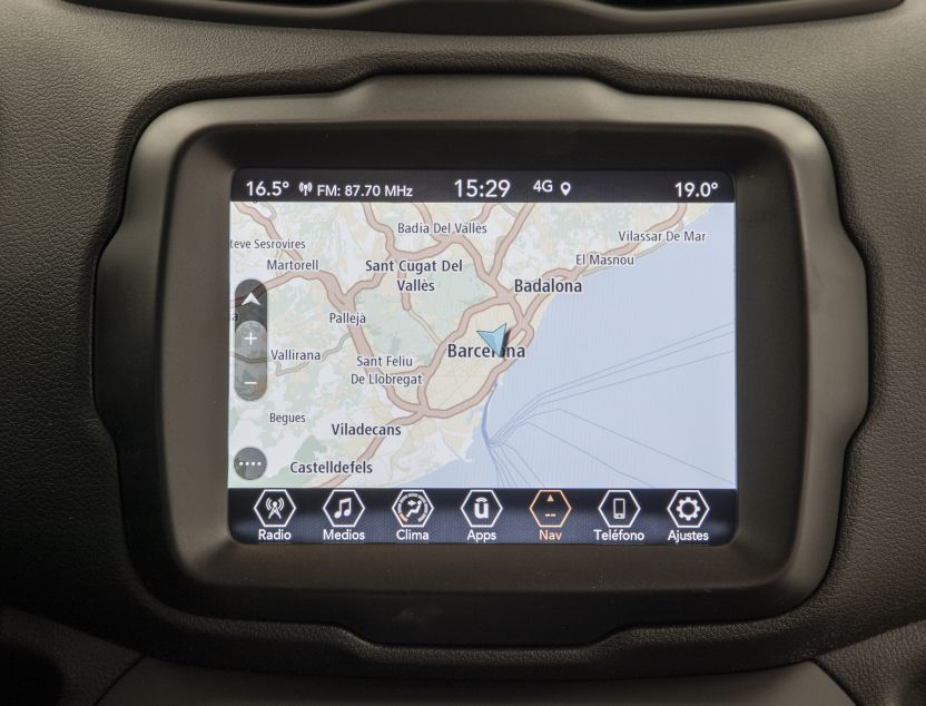 Interior de Jeep Renegade