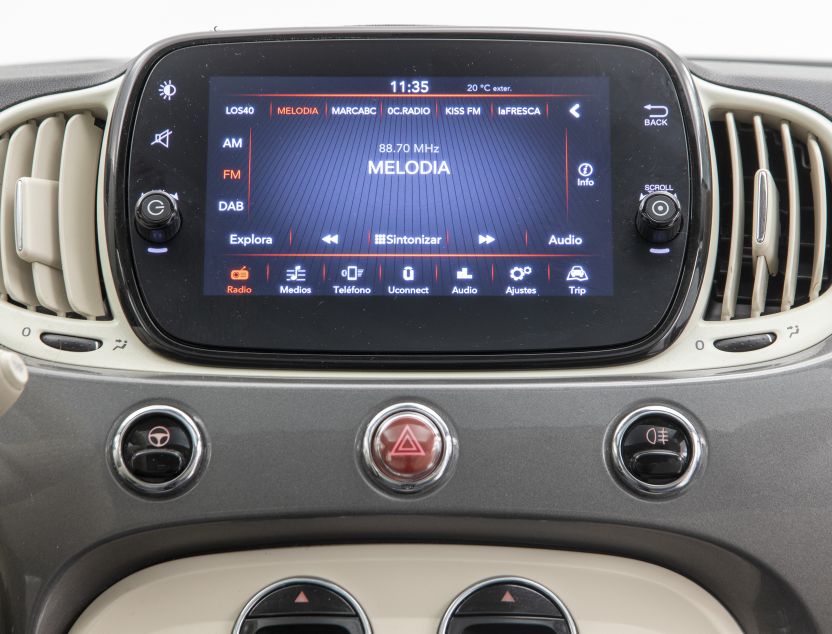 Interior de Fiat 500