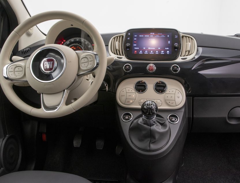 Interior de Fiat 500