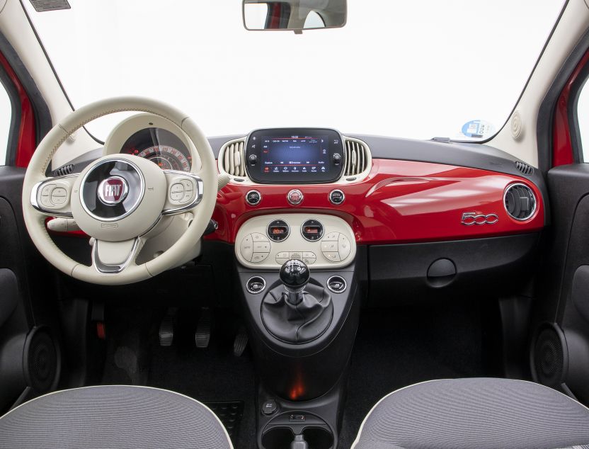 Interior de Fiat 500