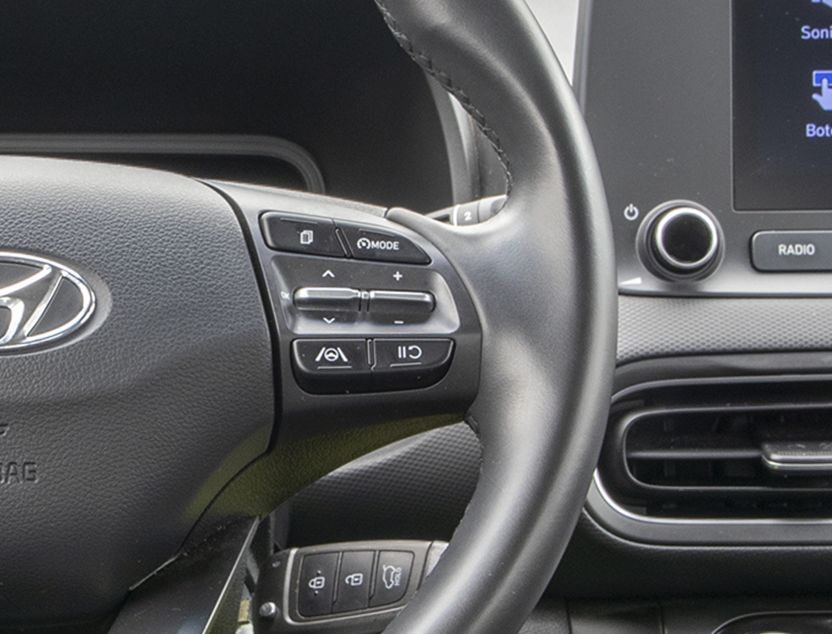 Interior de Hyundai Kona