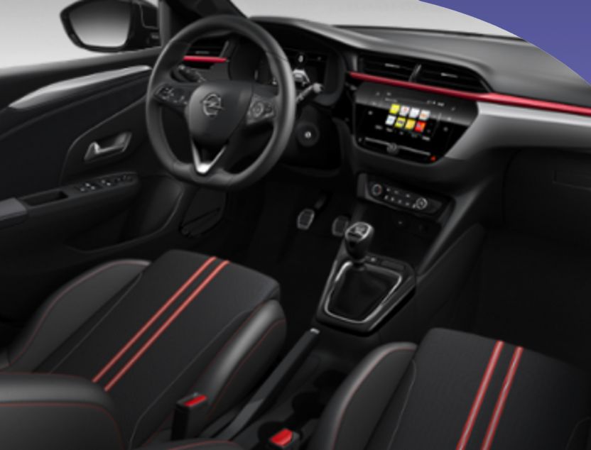 Interior de Opel Corsa