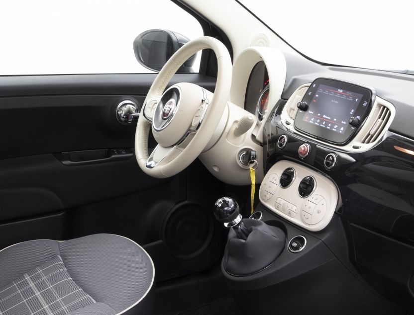 Interior de Fiat 500