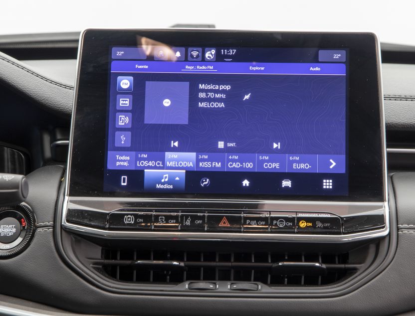 Interior de Jeep Compass