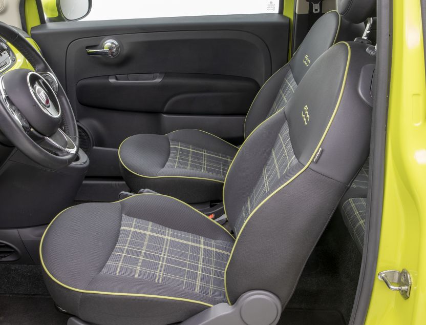 Interior de Fiat 500c