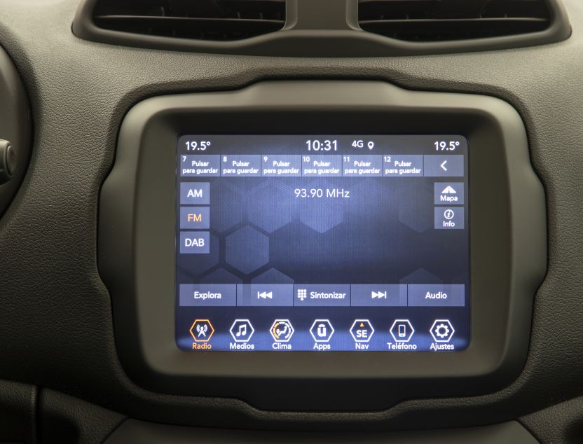 Interior de Jeep Renegade