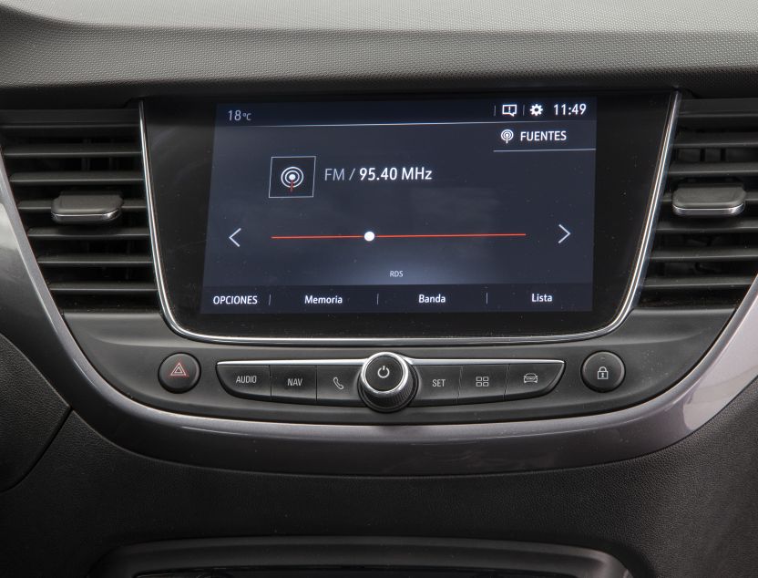 Interior de Opel Crossland x