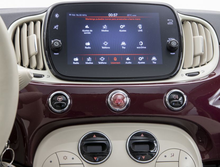 Interior de Fiat 500