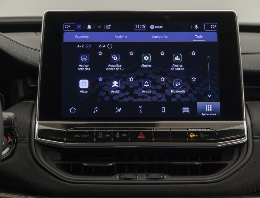 Interior de Jeep Compass