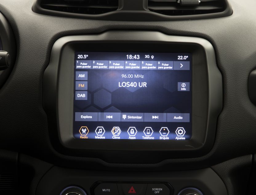 Interior de Jeep Renegade