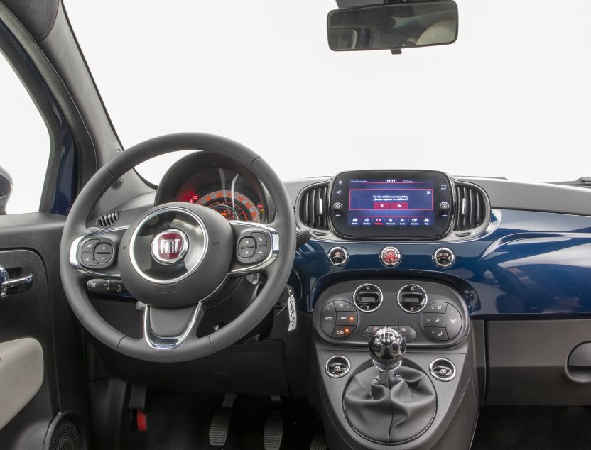 Interior de Fiat 500