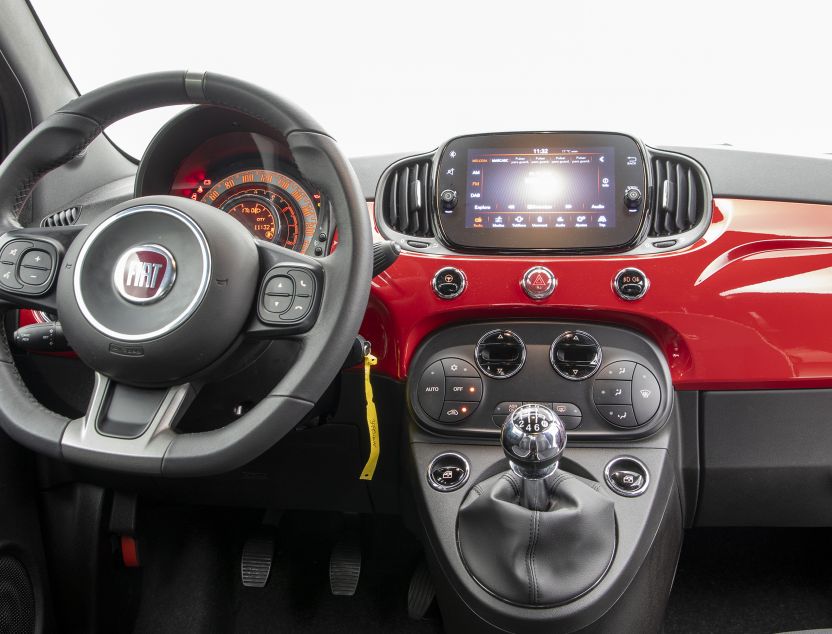 Interior de Fiat 500