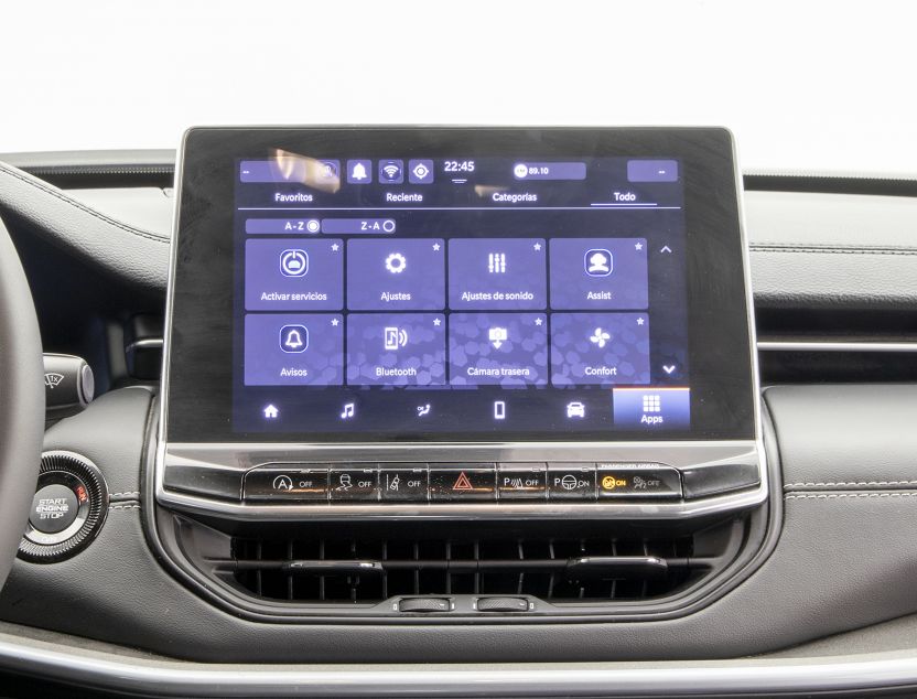 Interior de Jeep Compass