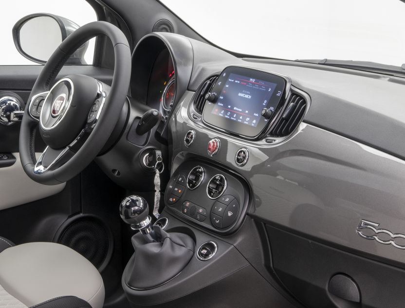 Interior de Fiat 500