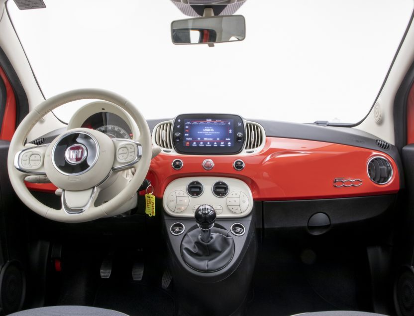 Interior de Fiat 500